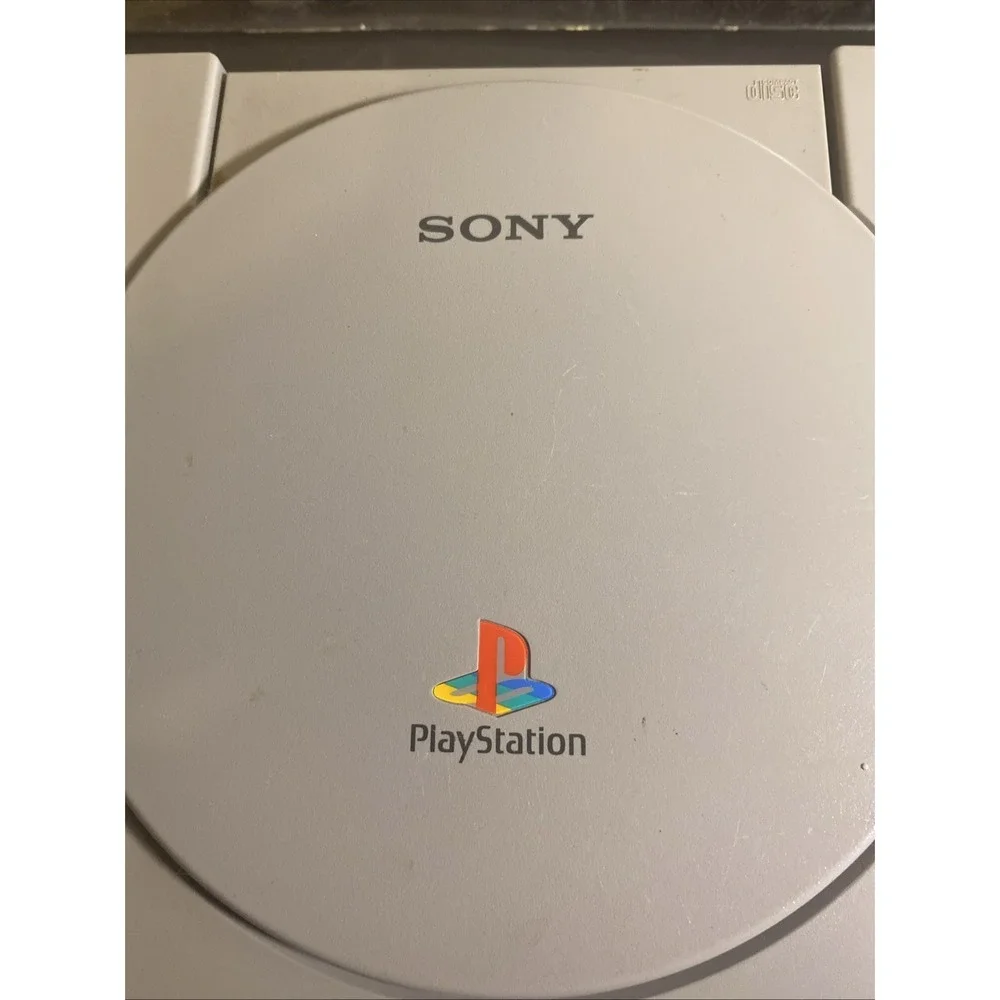 Sony PlayStation PS1 Original Console Grey  SCPH-9001 Tested No Cords Controller
